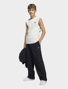 PANTALONI DA GINNASTICA SST IN VELLUTO A COSTE OVERSIZED - Nero, nero nero Bambino taglia 11-12Y