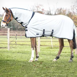 Outdoor-Fliegendecke COMFORT PRO silber (navy) 135 cm