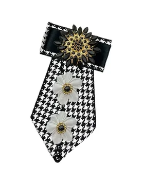 Men's Bow Tie Handmade Houndstooth Ribbon Rhinestone Ties British Korean Fashion Suit Shirt Accessories Gift CollarFlower Bowtie - Aliexpress - FashionsVida