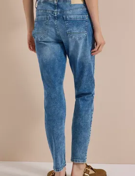 Style Tracey Mid Blue Patch Po female