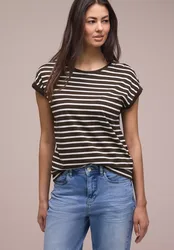 SOL_LTD QR two-color stripe sh female