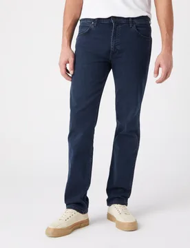 Straight Fit Greenborough Jeans Blue Denim male - Wrangler - FashionsVida