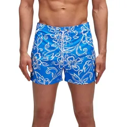 Short De Bain Hibiscus Vintage Sapphire 31