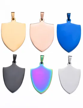 Pcs Stainless Steel Military Army Pendant for for Custom Engraving Dog Tag Wholesale Shield Shape Necklace Jewelry Accessories - Aliexpress - FashionsVida