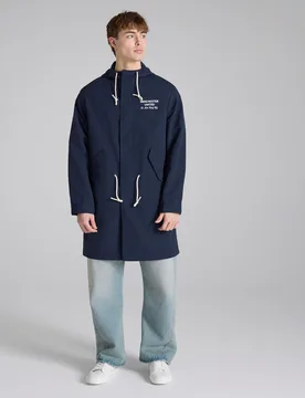 Manchester United Theatre of Dreams Parka Navy L - Outerstuff - FashionsVida