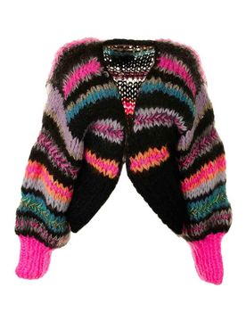 Cardigan Mian Aperto Fluo