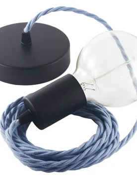 Cables Suspension Luminaire Tc53 2 M Ocean / Black One Size - Creative - FashionsVida