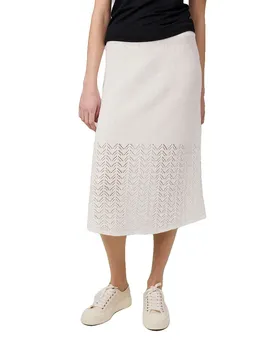 Jupe Midi Milja Knitted White L