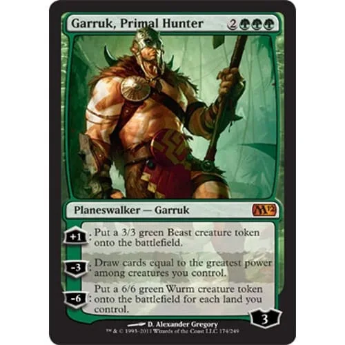 Garruk, Primal Hunter (foil) Magic 2012 Core Set - Magic: The Gathering - FashionsVida