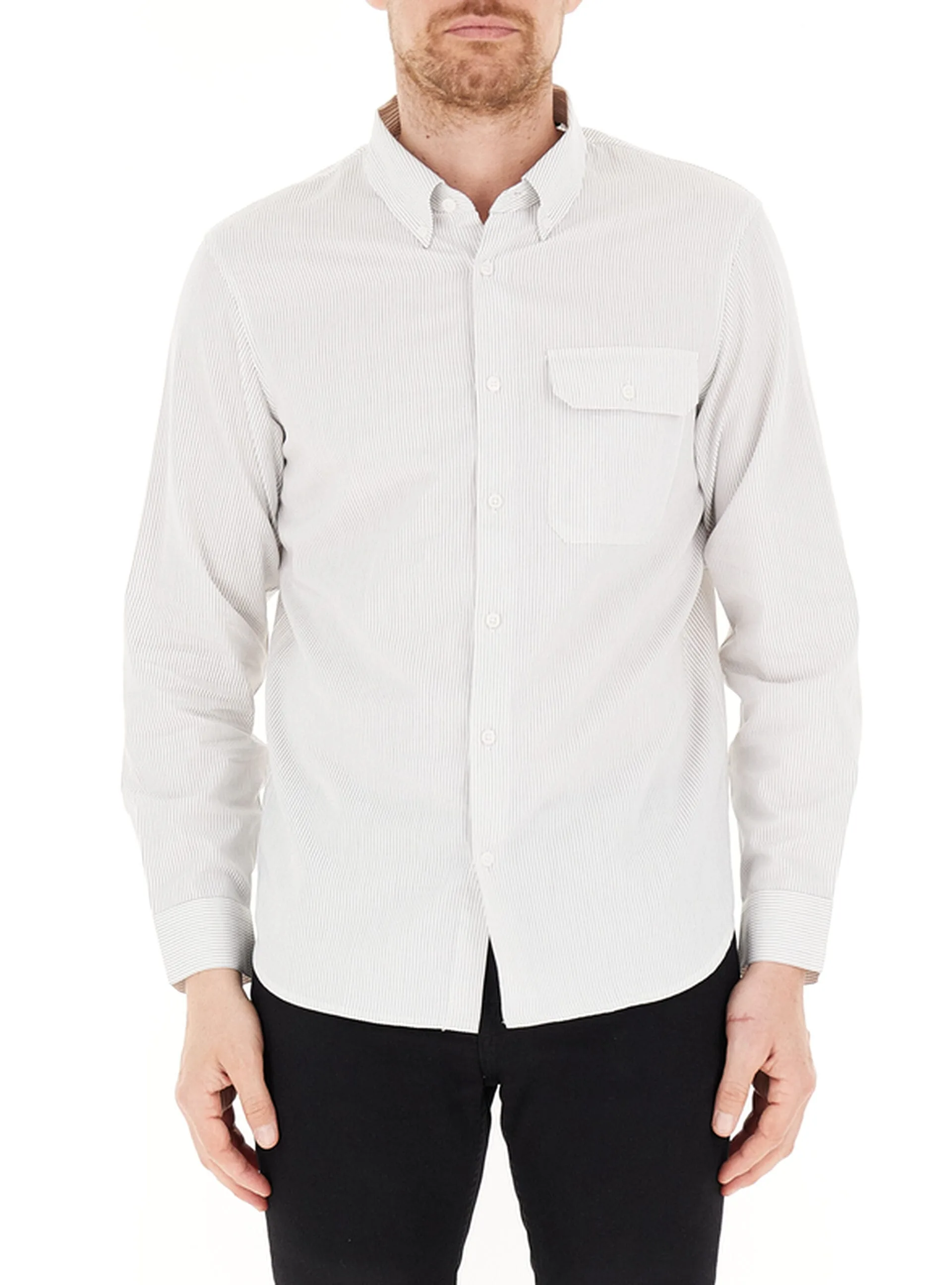 Camicia button-down AVORIO S - Armani exchange - FashionsVida