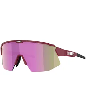 Lunettes de soleil - Breeze Small Matt Burgundy/Brown - Bordeaux - Bliz - FashionsVida