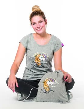 Damen Shirt NALA UNICORN grey melange XXS - Eskadron - FashionsVida