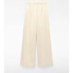 Pantalón ancho de mujer pijamero de pierna recta