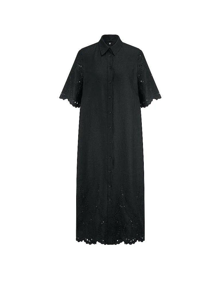 Riani Robe en lin noir 42 - Riani - FashionsVida