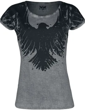 T-Shirt - Dare To Be Different - M bis XL - für Damen - Größe M - grau - Frauen - female - Black Premium by EMP - FashionsVida