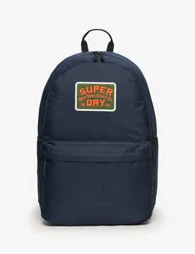 Superdry Damen Marineblau Montana Rucksack mit Aufnähern Gestrickt, Größe: Einheitsgröße - 54.99 - FashionsVida