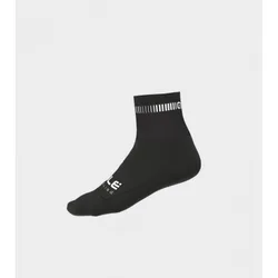 Calzini ciclimo Q-SKIN 12cm LOGO nero-bianco
