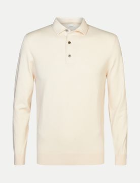 Poloshirt mit One-Piece-Kragen Beige L