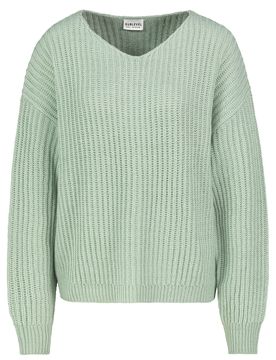 DOB Strick Pullover, langarm, V-Aus female