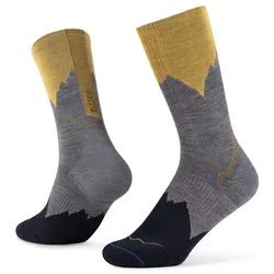 ® Calzini Crew Merino Lightweight LWC3 Grey EU 42-44