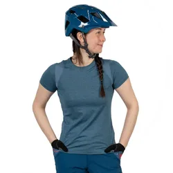 Maglietta A Maniche Corte Singletrack Bluesteel