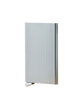 Cartera PREMIUM CARDPROTECTOR + FLUTED Silver plata