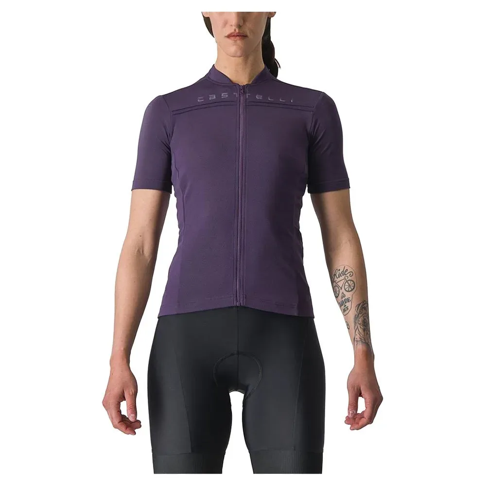 Maglia A Maniche Corte Anima Night Shade - Castelli - FashionsVida