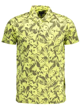 Herren Kurzarm-Poloshirt Gelb 21012022091_GIALLO_709