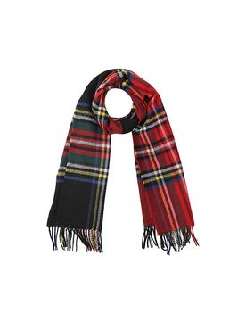 Bufanda de cachemira CAMEL THOMPSON rojo