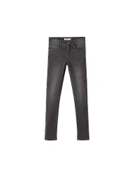 Jeans slim fit da ragazza NKFPOLLY grigio 92
