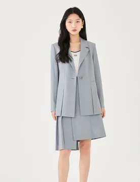 Allingentle Women's 2 Piece Set One-Button Suit Blazer Fashion Skirt Suit Set for Daily Casual Outfits Customize - Aliexpress - FashionsVida