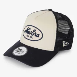 Trucker Ne Oval Patch beige/noir tu