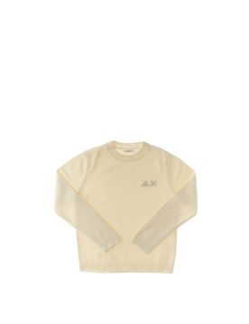 Maglione misto lana CREMA 14A