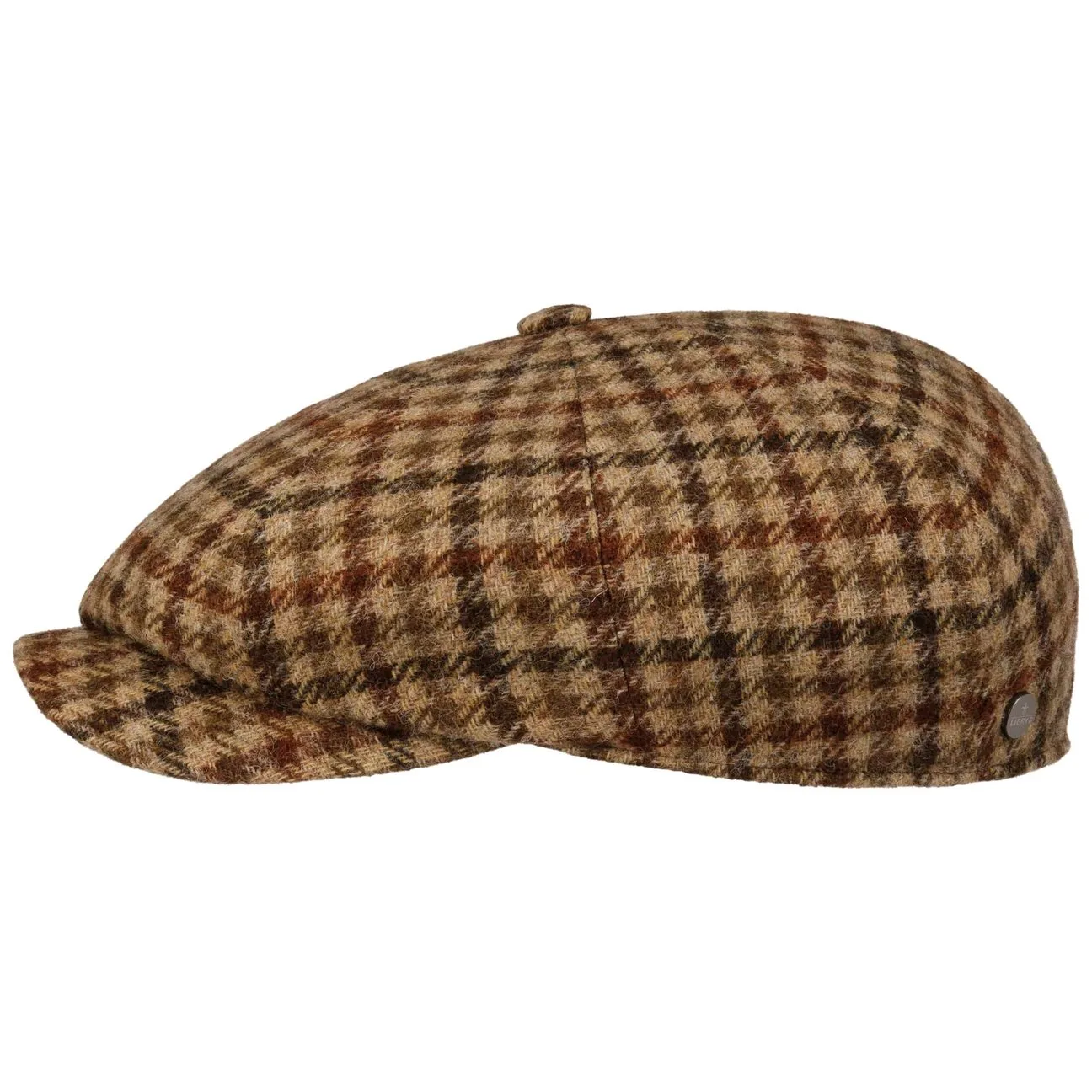 Hatteras Vescalo Flat Cap by - light brown - Size: L (58-59 cm) - Lierys - FashionsVida