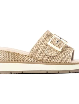 Sandali Con Zeppa 163218 Beige EU 37 - Carmela - FashionsVida