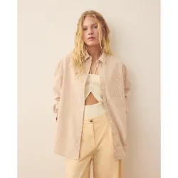 Blusa seersucker de mujer