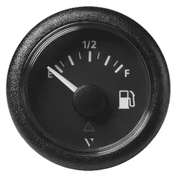 View Line E-f 240-33ohm Dlrb Single Scale Fuel Level Instrument 12-24v Black 52 mm unisex