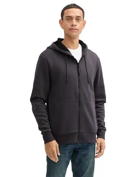 Felpa Con Zip Printed Tarmac Grey 3XL