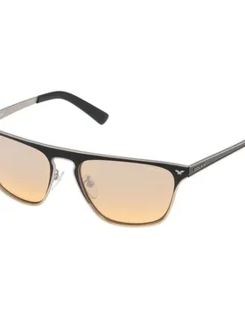 Lunettes De Soleil Spl363560955 Gray / Silver Mirror Degraded Yellow One Size