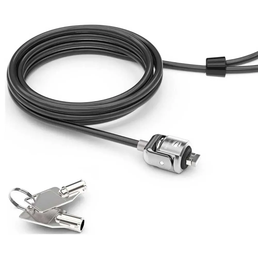 Cadenas Security Keyed Cable Lock Black One Size unisex - Compulocks - FashionsVida