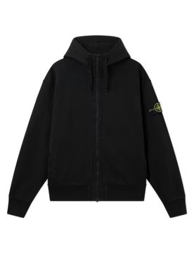 Logo-Patch Zip-Up Hoodie