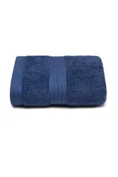 SOCKSHOP 1 Pack Premium Bamboo 700GSM Super Soft Hand Towel Navy 50cm x 90cm - Blue - Size: One Size