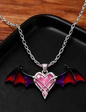 Durin Magic Dragon Wing Necklace Women Anime Yuan Shen Necklaces Woman Fashion Creative Couples Chain Cosplay Alloy Collier Gift - Aliexpress - FashionsVida