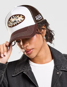 Womens Cappellino Trucker - Marrone, marrone marrone Donna taglia One Size - Von dutch - FashionsVida
