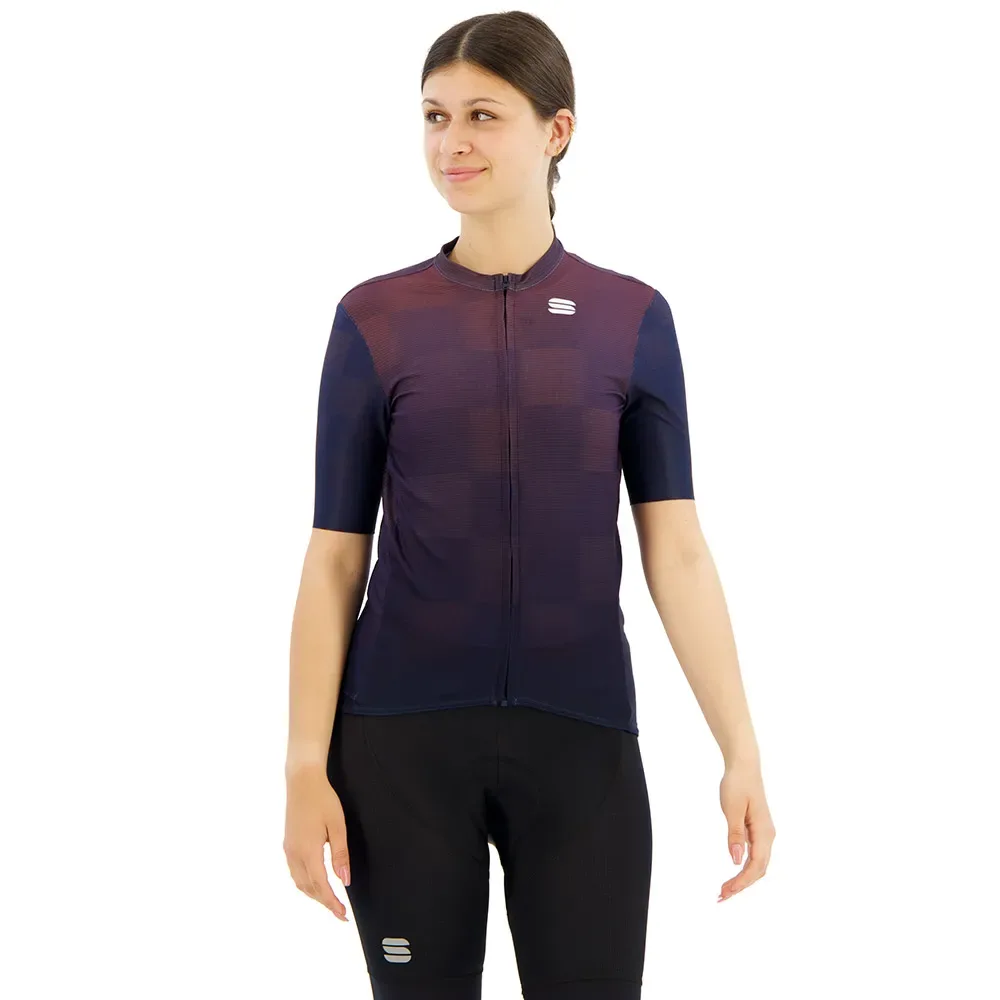Maglia A Maniche Corte Rocket Galaxy Blue / Mulled Grape - Sportful - FashionsVida