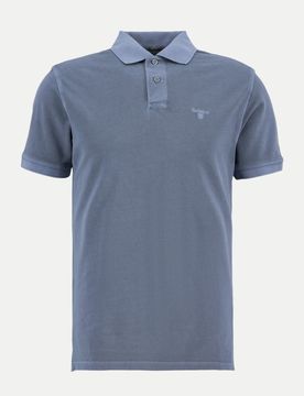 Barbour Poloshirt Pique Blau L