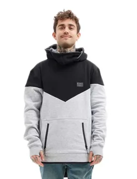 Sweat à Capuche Dh Plow Black / Heather Grey 2XL Homme - Hydroponic - FashionsVida