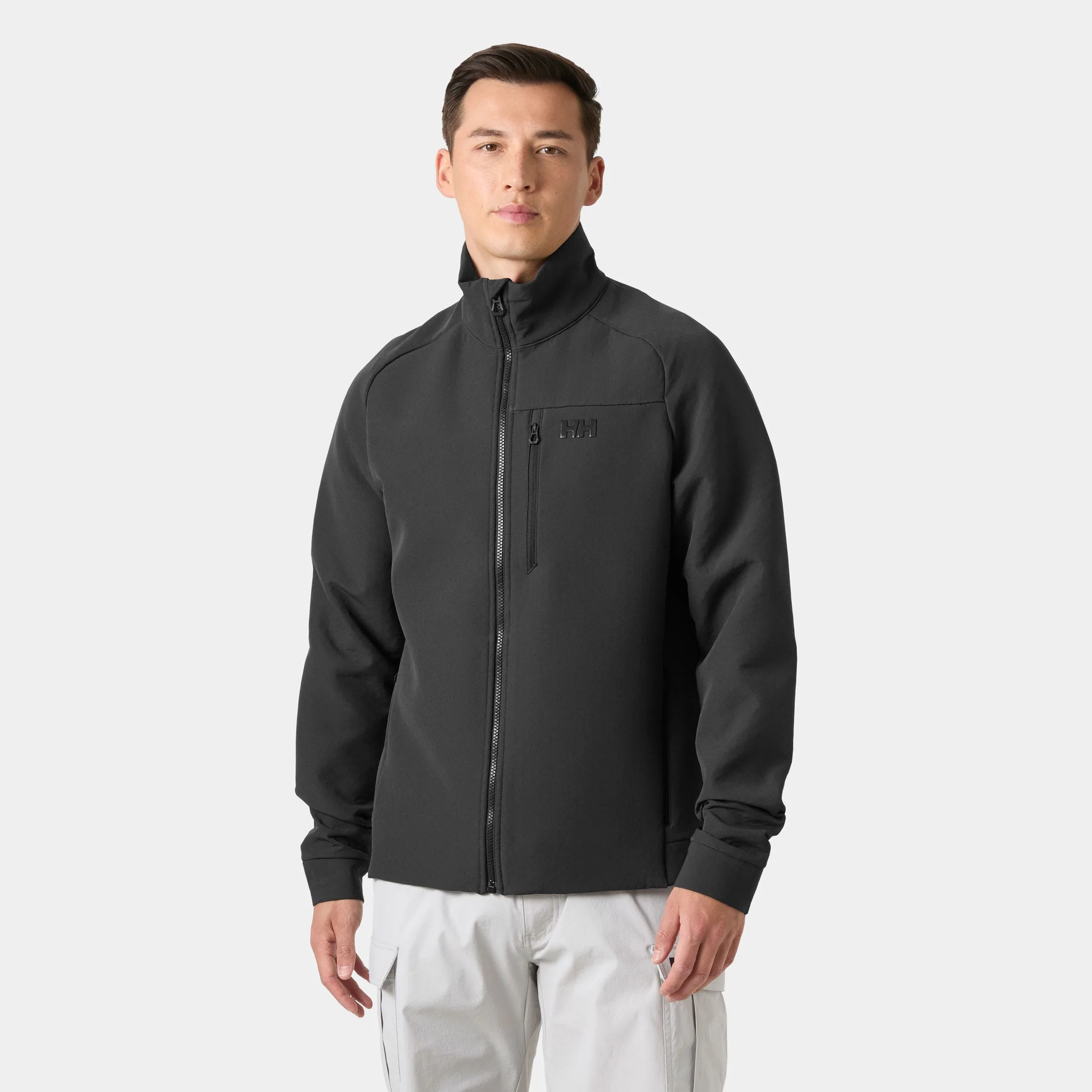Men's HP Stormbreaker Jacket Grey XL - Ebony Grey - Male - Helly Hansen - FashionsVida