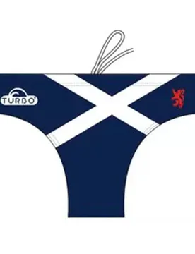 Scotland Swimming Brief Navy / Red S Men - TURBO - FashionsVida