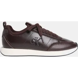 Zapatilla runner de piel